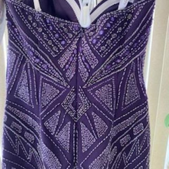 WOW!  Gape Heavily Beaded Strapless Formal Dress 4 - Picture 5 of 7